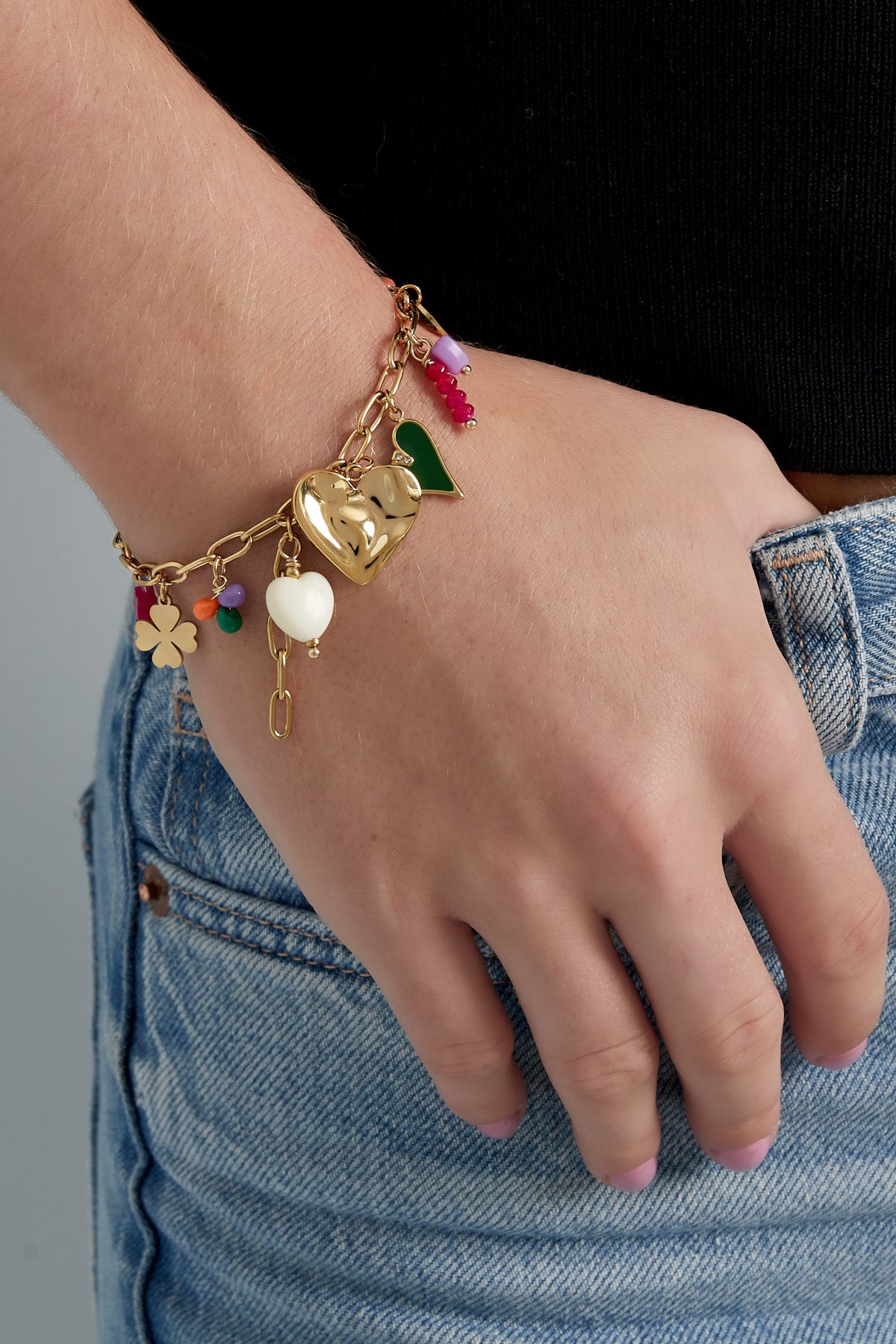Bedelarmband - Heart