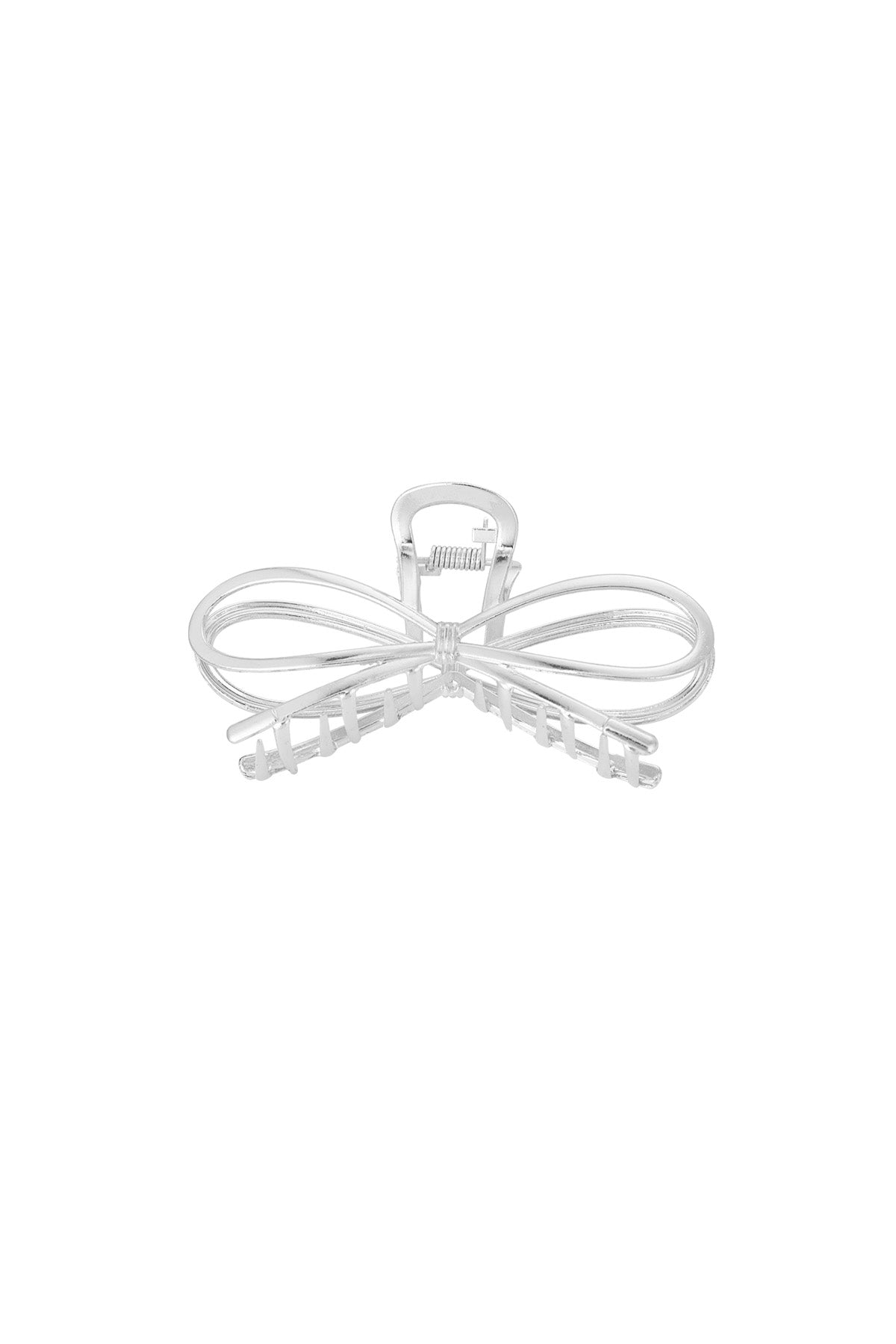 Haarklem - Bow zilver