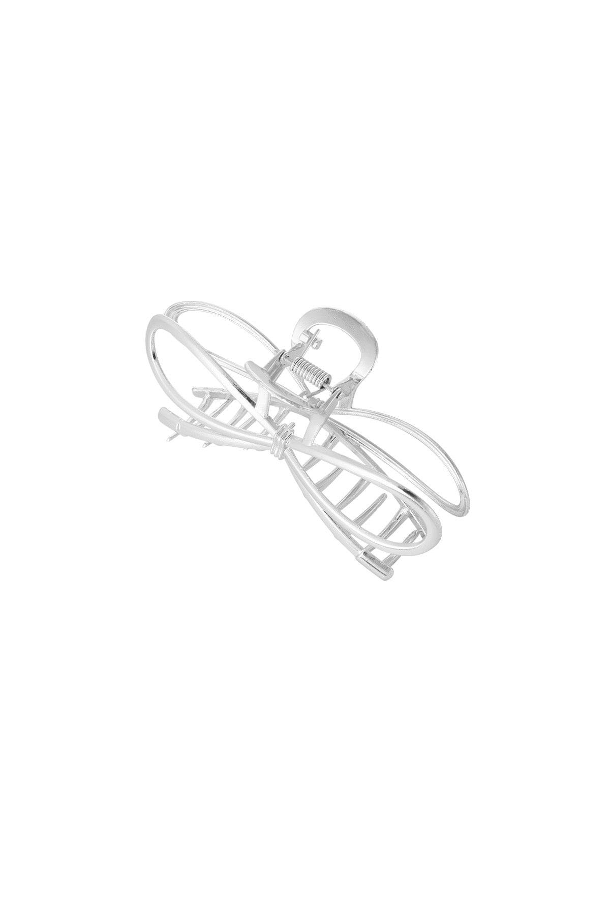 Haarklem - Bow zilver