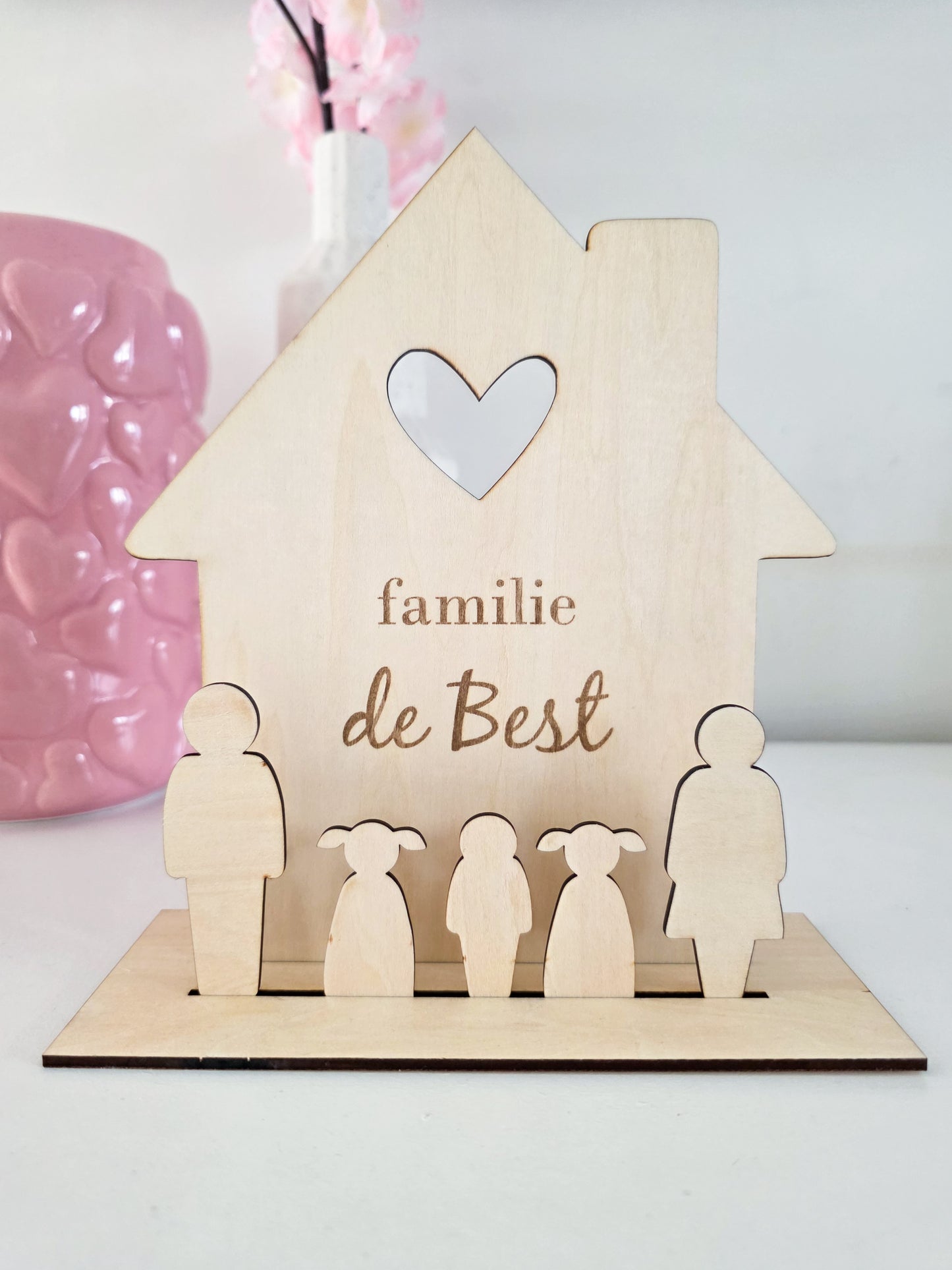 Familieportret huisje