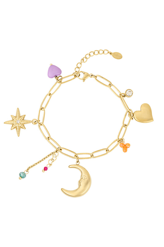 Bedelarmband Moonlight