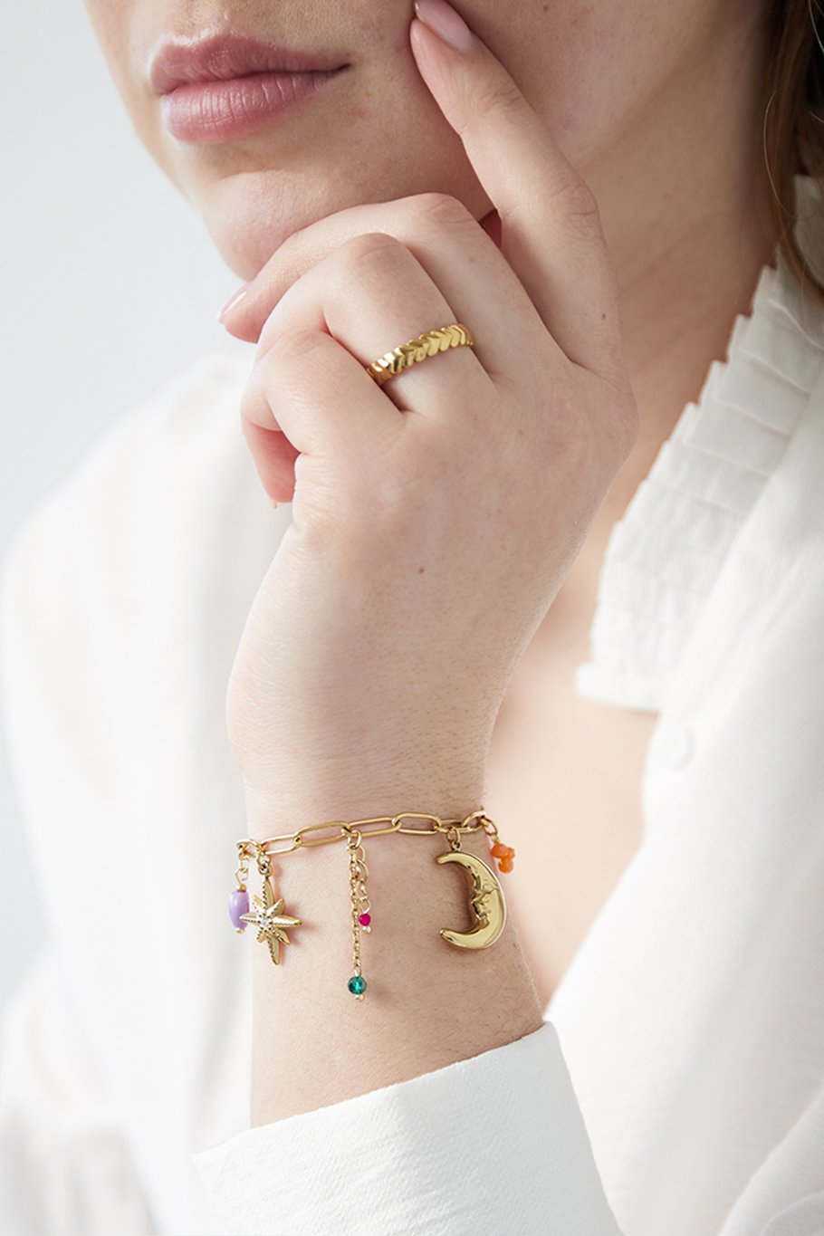 Bedelarmband Moonlight