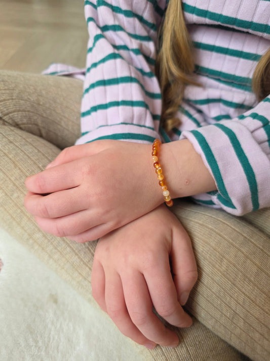 Kinderarmband Carneool - vreugde, energie en creativiteit